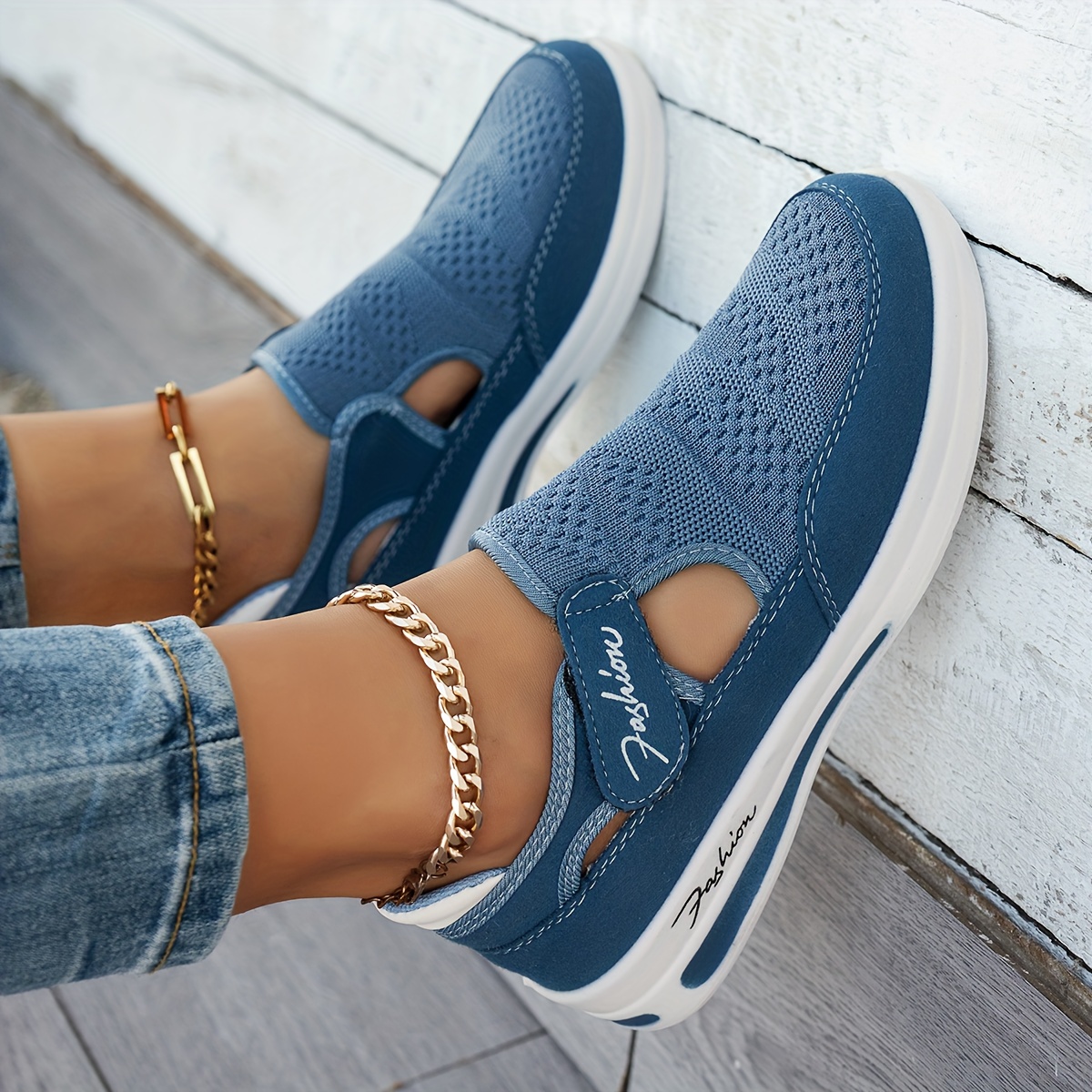 Image of Women Fashion Sneakers Casual Shoes Ladies Mesh Shoes Woman Flat Shoes, Women Shoes