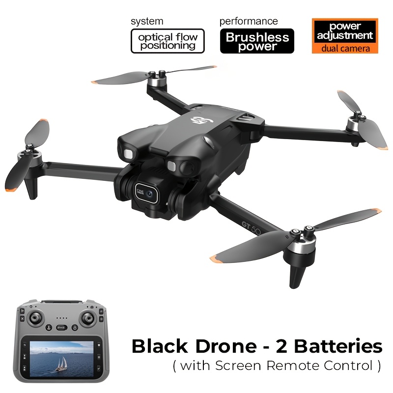 Hd Photograph Drone With Screen Remote Control, Low Latency Hd Transmission, Flow Positioning&hover, Pocket Folding, Powerful Brushless Motor, Gifts