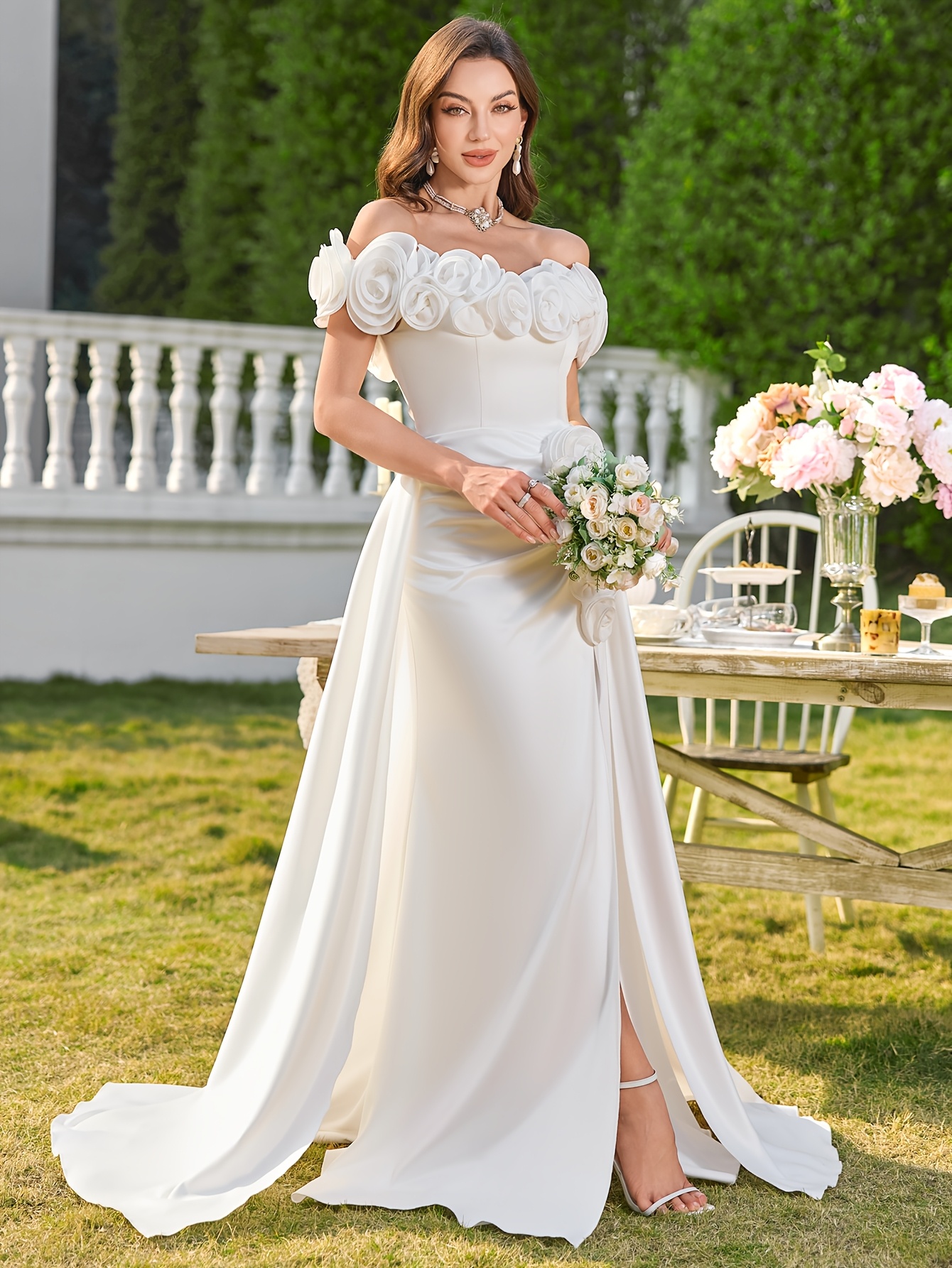 wedding dresses sold on Temu United States