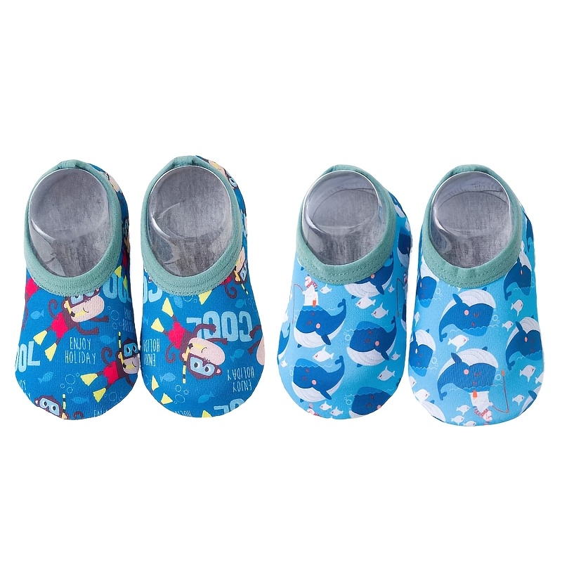 Kids Anti-slip Floor Socks Shoes, Cartoon Pattern Breathable Mesh, Baby Learning Walking Home Essential