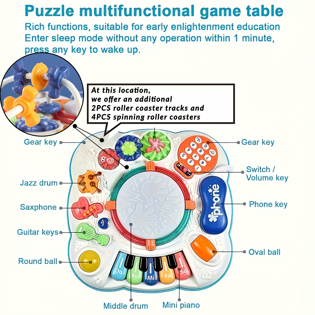 Toddler Musical Play Table
