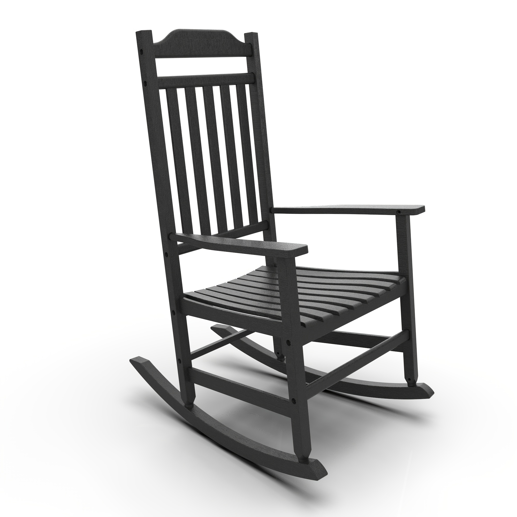 TEMU High-end Rocking Chair, Suitable For Living Room Balcony Bedroom Courtyard, Resin Material Weatherproof And Sunscreen Washable, Ergonomic, Light