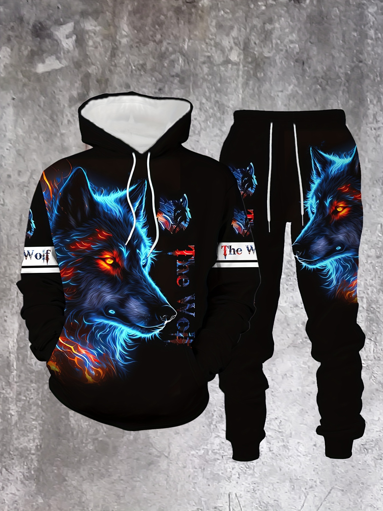 wolf hoodie set Iceland