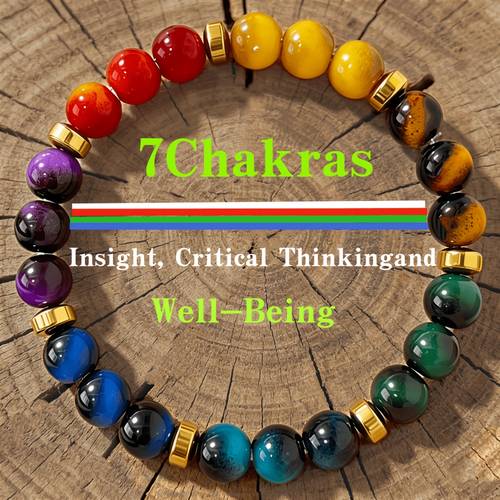 pulsera de meditación y yoga de los , 1 pieza | juego de piedras de de , y , de ánimo, para hombres y mujeres para cualquier ocasión, regalo ideal para familiares y , accesorio de moda