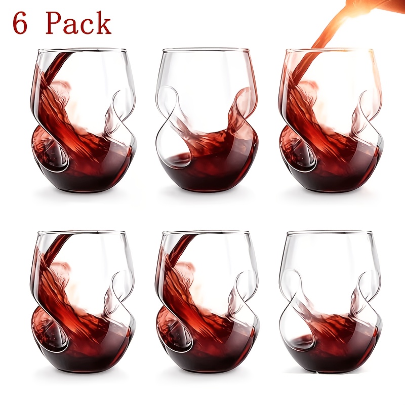 4/6 piezas, vasos   sin asa de 17 oz/503 ml, diseño   elegante, adicionales   portátiles para viajes, vasos    , vasos de café helado, vasos de  , vasos de whisky, ideal para el hogar, fiestas y regalos