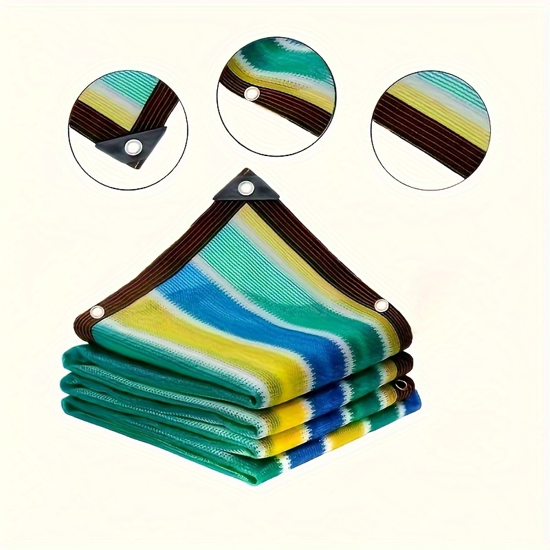 high density breathable sunshade net colorful multi size - Temu
