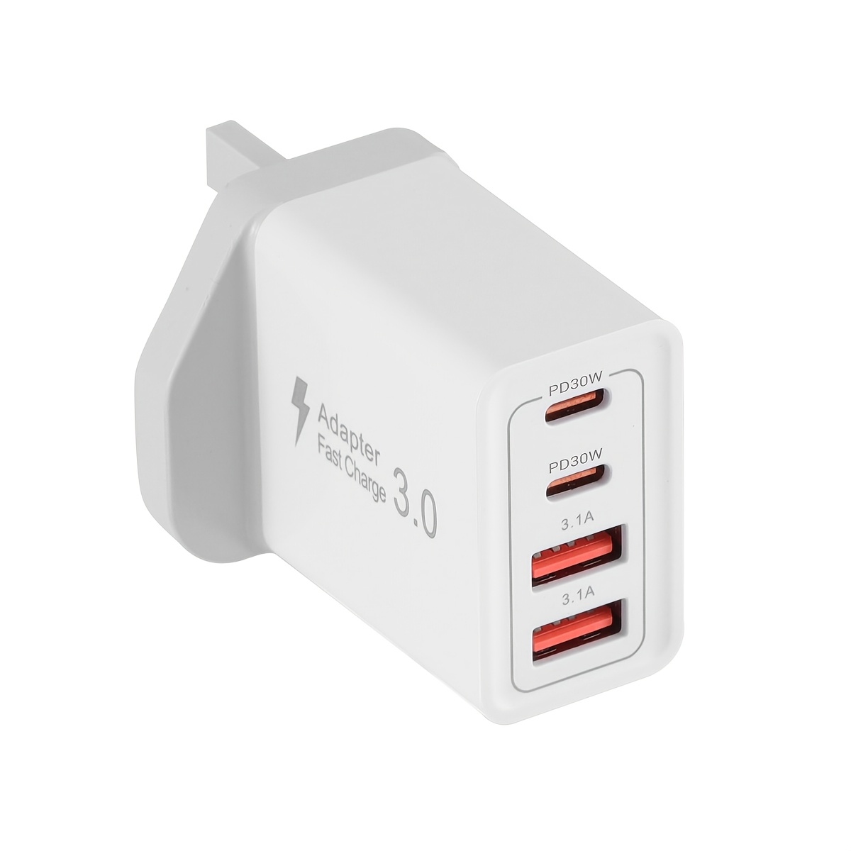 usb c power adapter 60w high speed usb c power adapter with dual ports   for iphone 17 16 15 14 13 pro max and tablets compatible with   charging cables plug and play durable charging port
