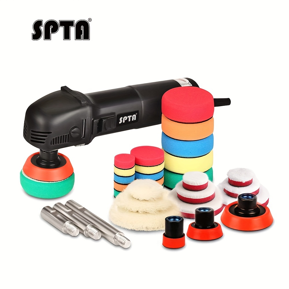 

Spta 3 Inch Mini Polishing Machine Buffer Rotary Polisher Detailing Pad Kit