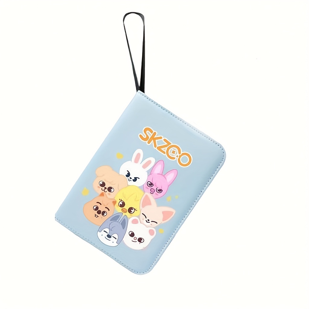 Stray Kids Photocard Binder - SKZoo Design, 400 Taschen, 24,5 X 18 Cm, Leder, Sammelalbum Für K-Pop Fans