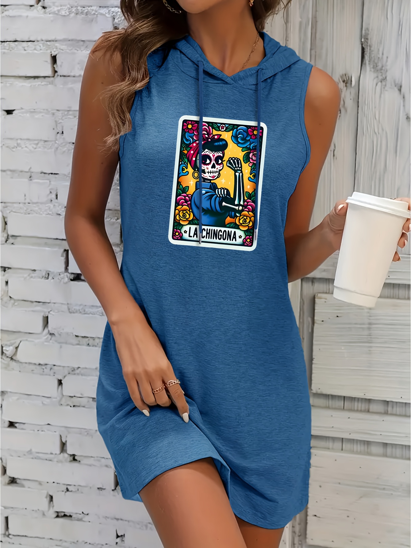 women's pink hooded sweatshirt dress with 