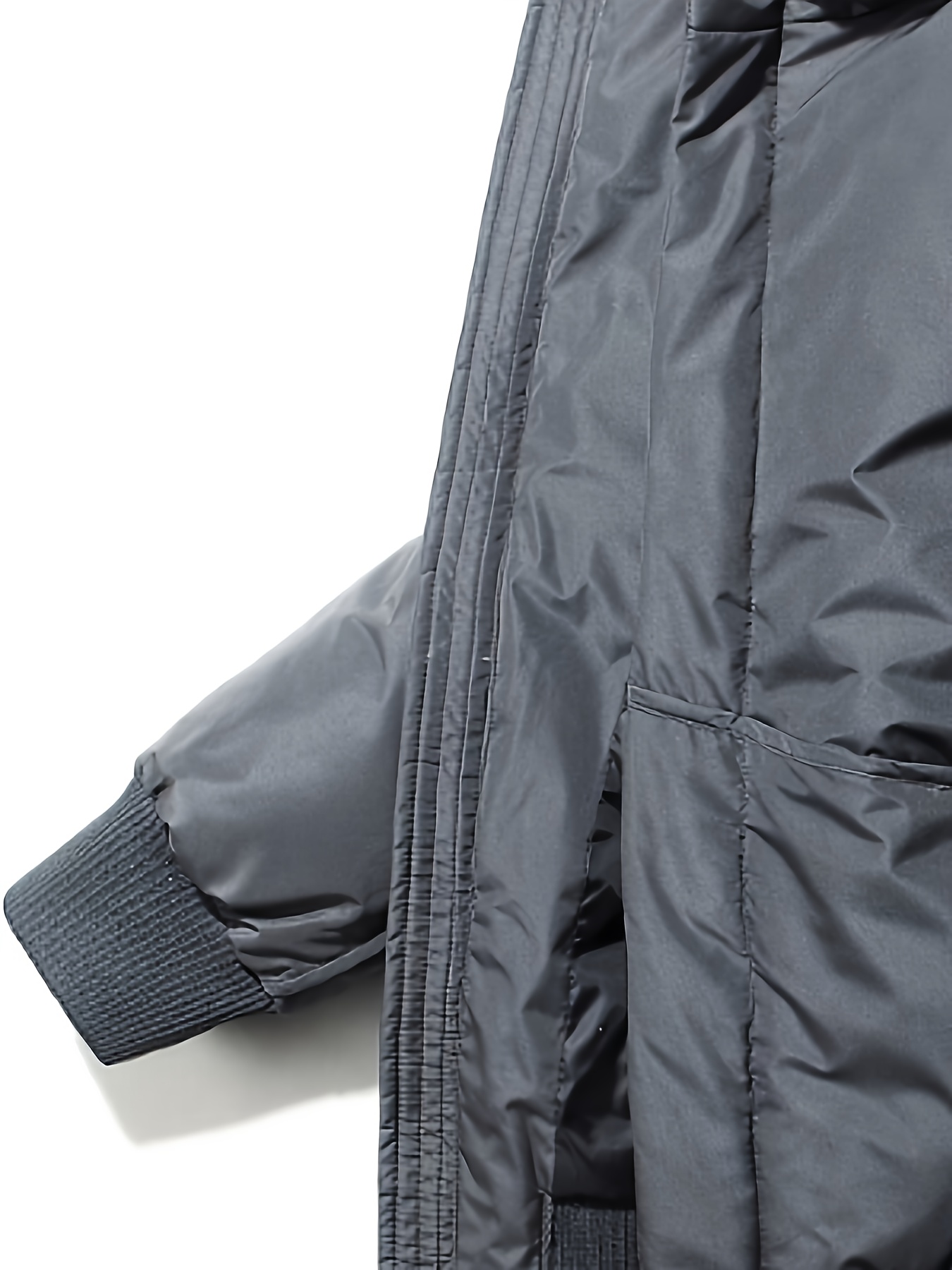 Men's Stylish Casual Winter Hooded Down Jacket with Pockets