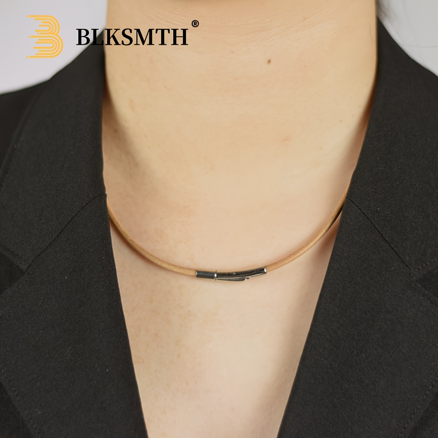 Minimalist Monochrome Collar Necklace, Boho Style
