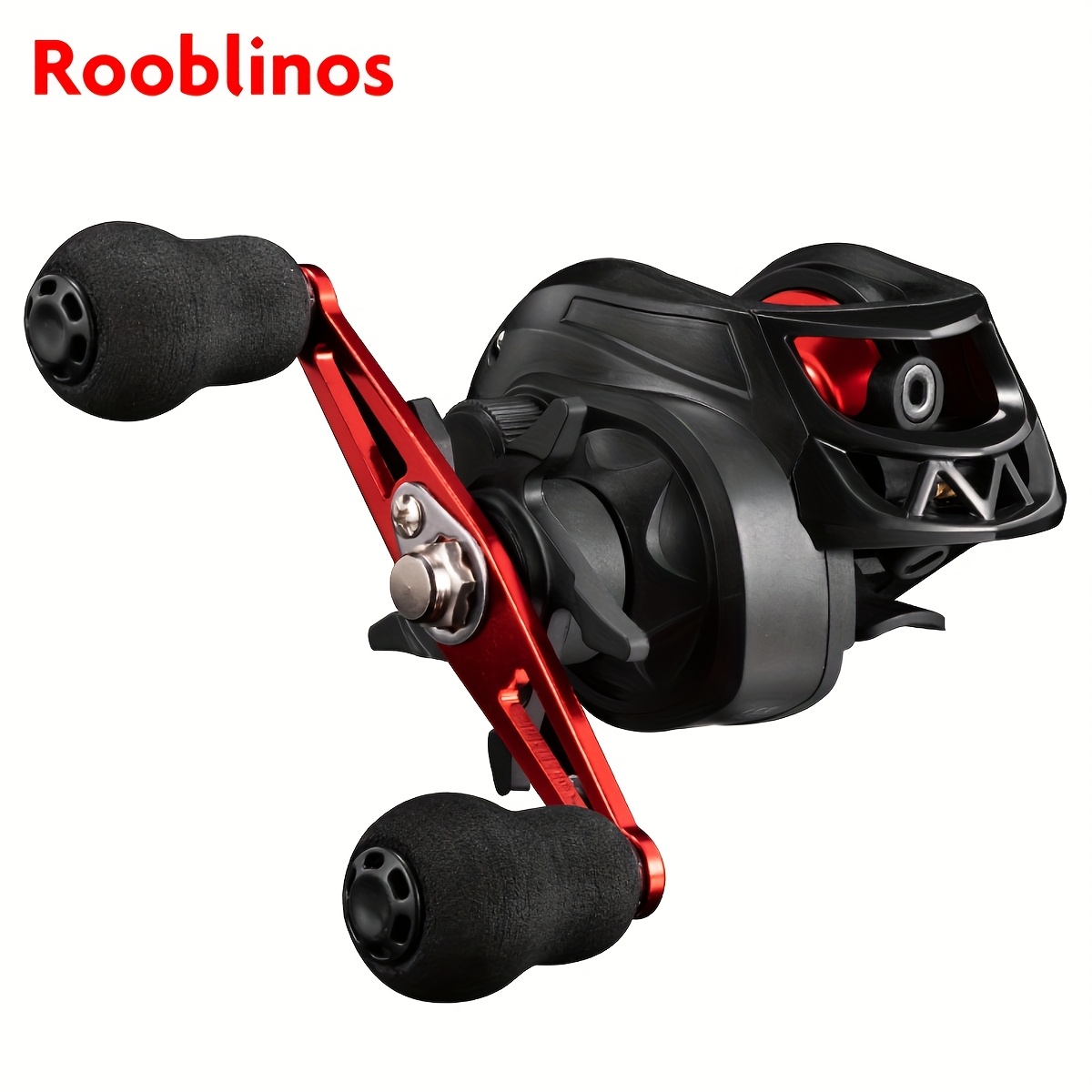 

1 Rooblinos High-strength Ac Baitcasting Fishing Reel, With Nylon Body, Metal Spool, - Ideal For Freshwater & Saltwater Long Casting, Universal, Drop Wheel