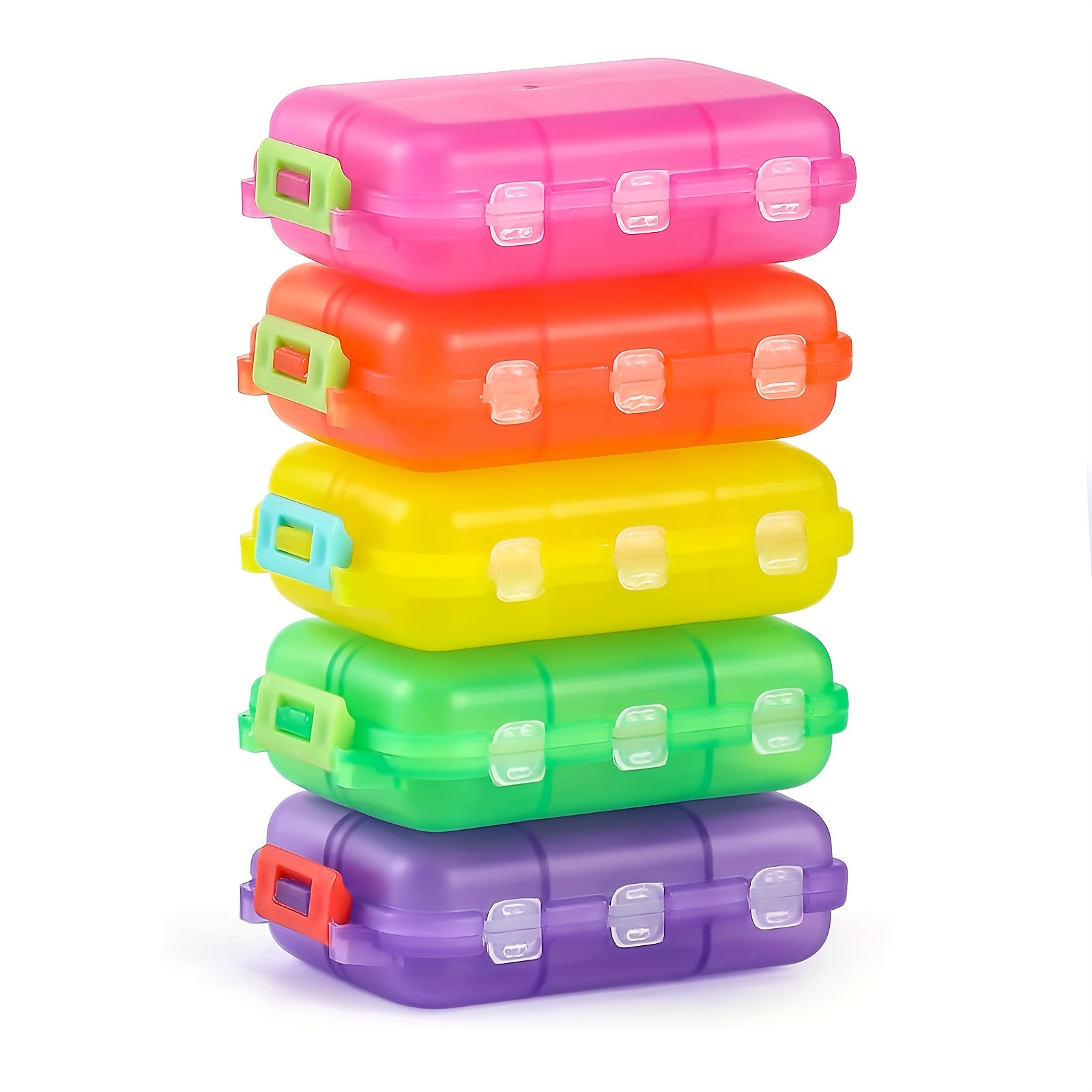 1pc Travel Pill Organizer - 10 Compartments Pill Case, Compact and Portable Pill Box, Perfect for On-The-Go Storage, Pill Holder for Purse