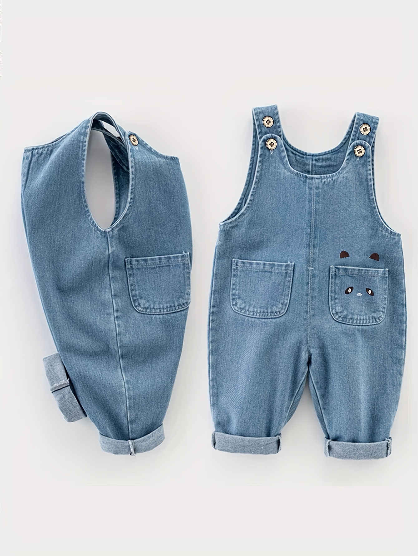 Denim Romper Baby Boy Baby Romper And Denim Pants Set For Spring