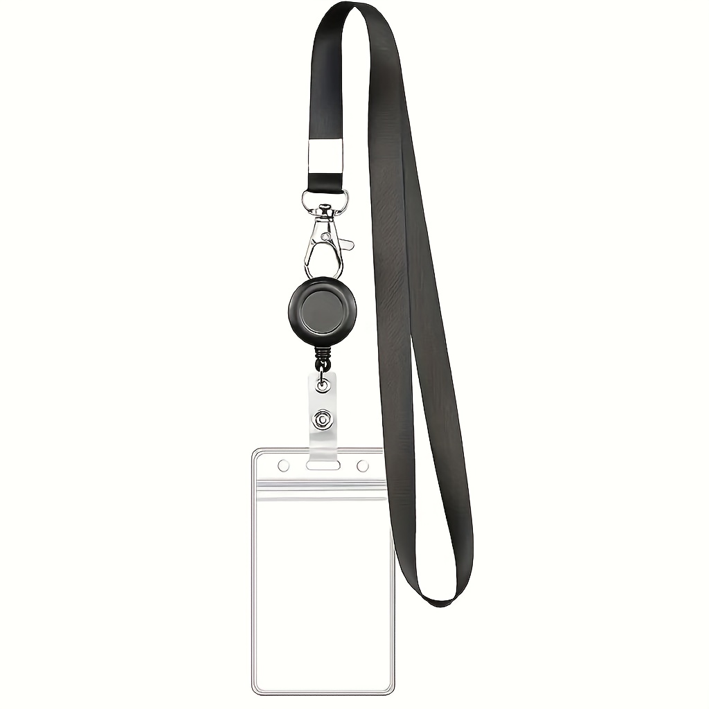 Einziehbarer Ausweishalter Mit Clip - Für Beruf & Alltag Praktisch