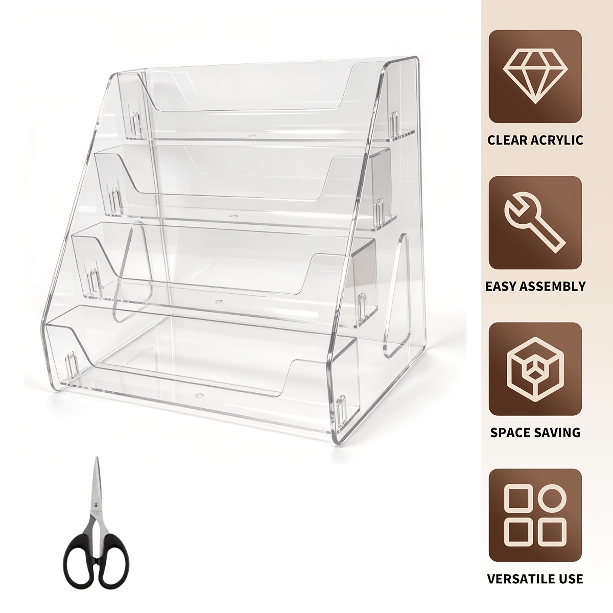 Transparent Acrylic Stackable Display Stand for Snacks
