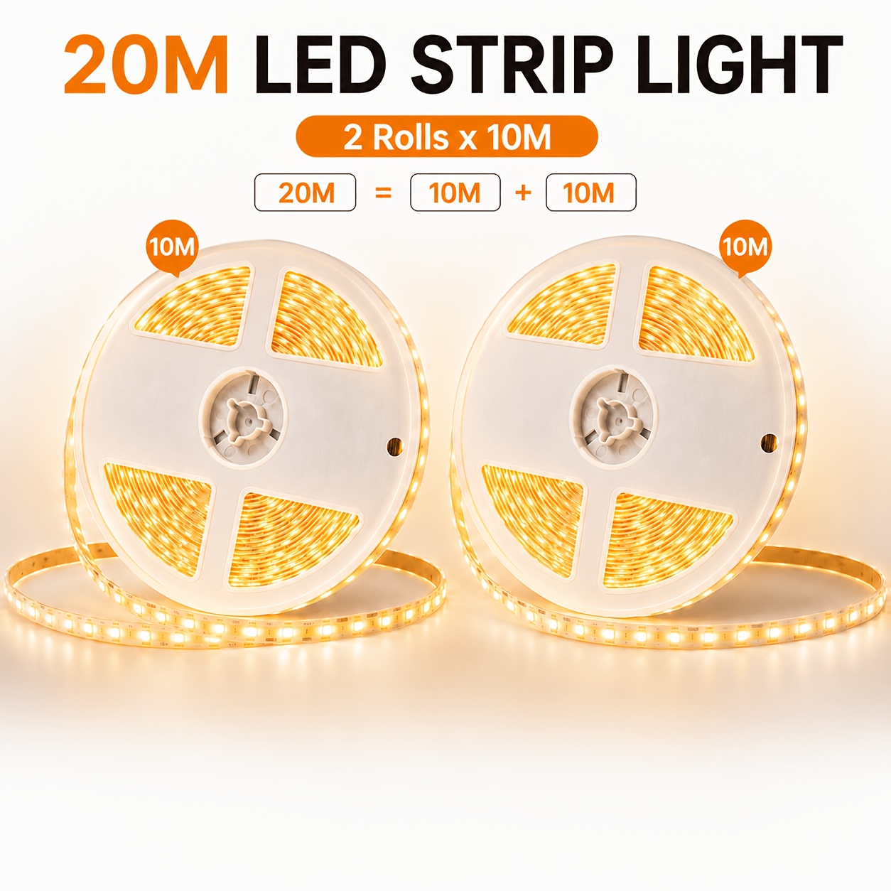 Image of Cob Led Strip With Smart Phone App And Remote Control, Cuttable Design, Self-adhesive Backing Tape, Dimmable Brightness, Timer Function, Perfect For Home Decor, Party, Gift