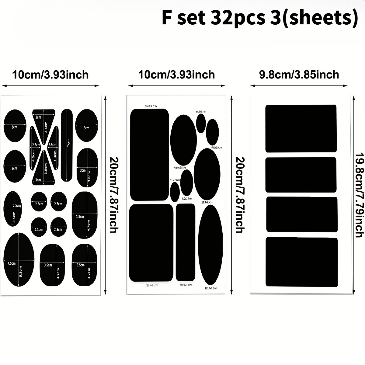 TEMU 32 piezas/ de parche de reparación de tela adhesivo fuerte, material de nailon, resistente al , lavable, adhesivo repetidamente, e , reparación