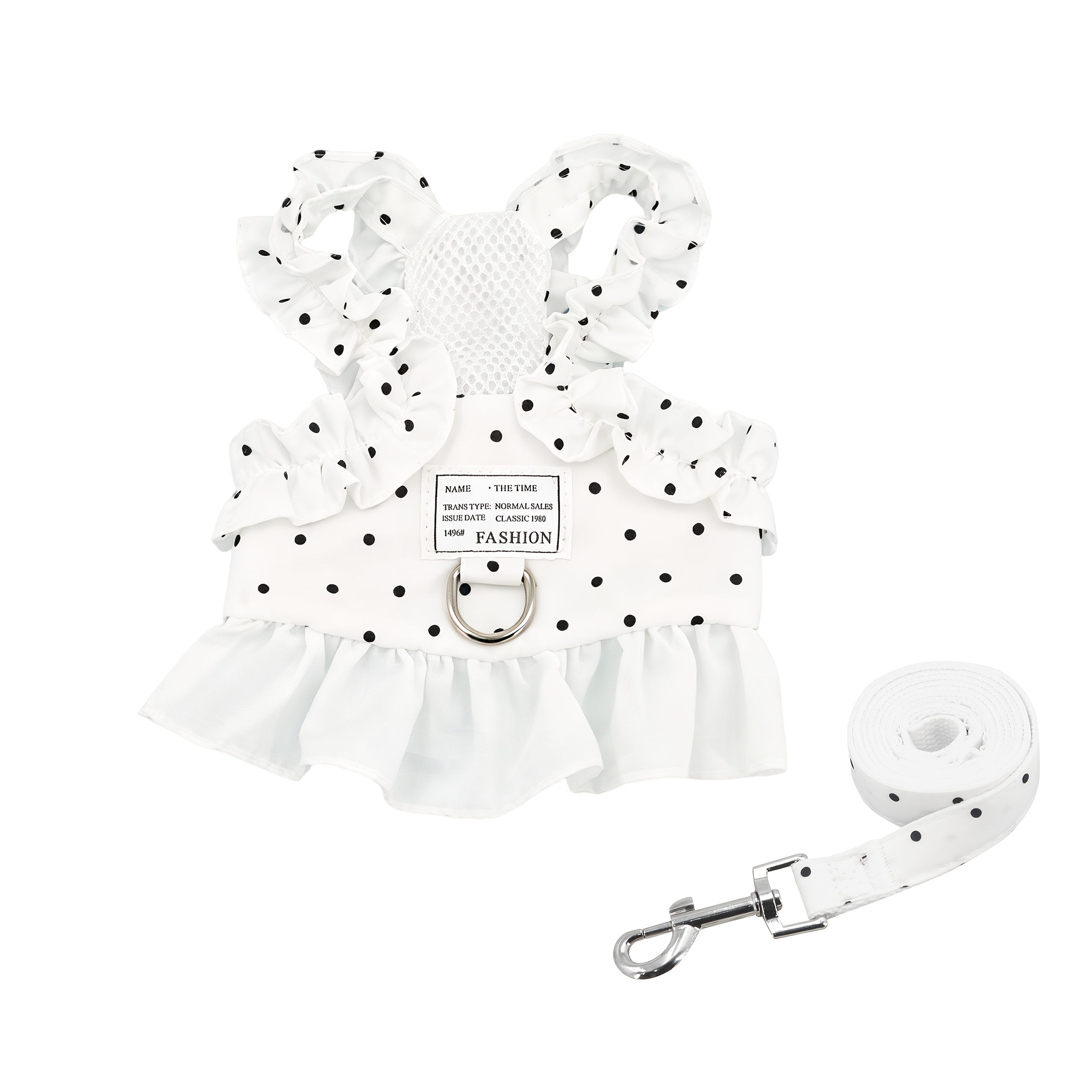 TEMU Conjunto de universal para gato y perro, de para falda de hoja de - Tejido de malla transpirable que no sofoca, y agradable sin pegarse , correa