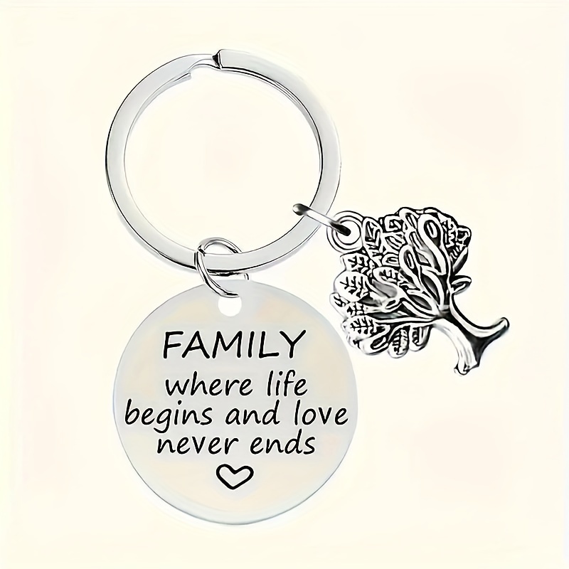 " Stainless Steel Keychain - Perfect Gift For Son, Daughter, Or On Birthdays, Christmas & More - Durable Backpack Charm & Bag Accessory