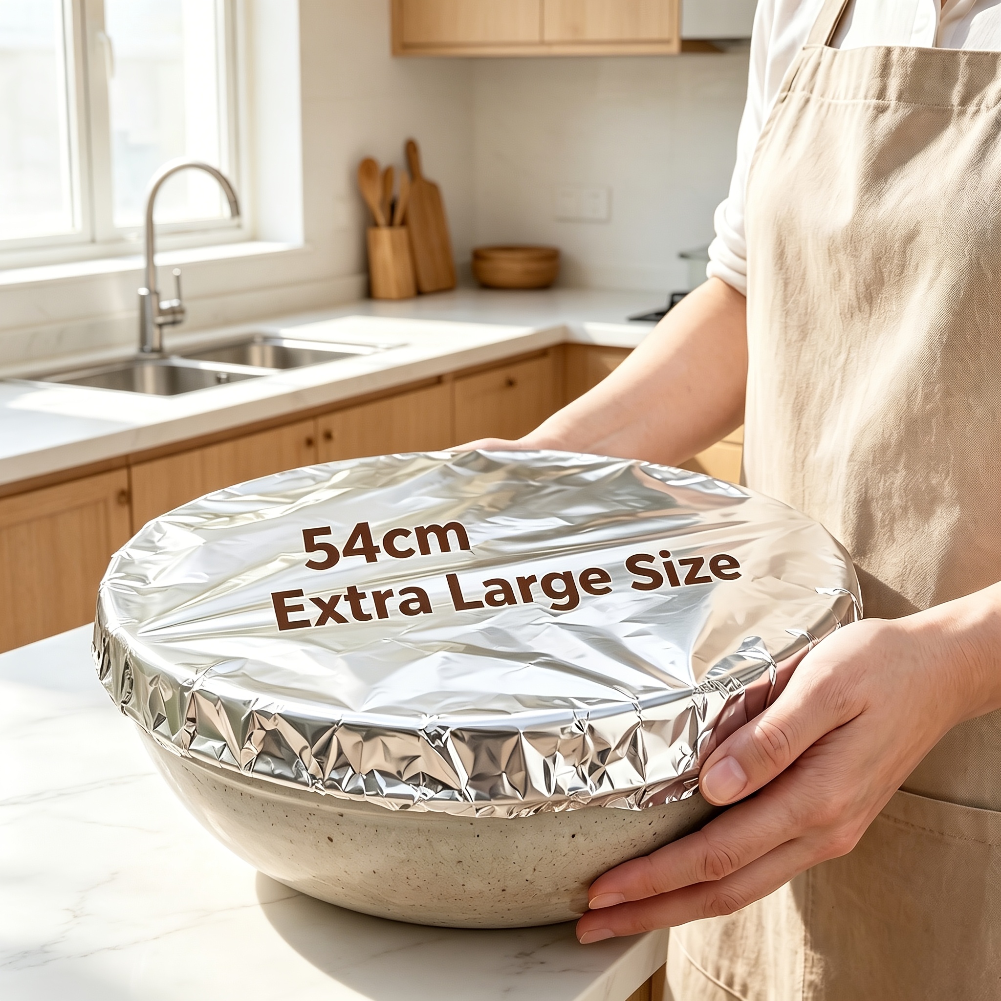WRAPOK Extra Large Aluminum Foil Insulating Cover for Cooking