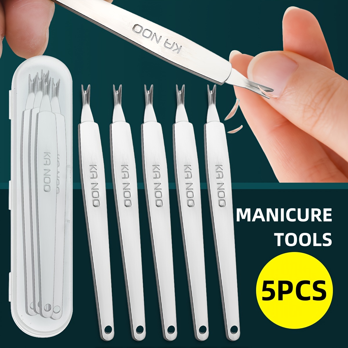 

Cuticle Pusher And Trimmer Nail Cuticle Fork Professional Stainless Steel Dead Skin Remover Dead Skin Cuticle Pusher Nail Art Tool For Nails And Toenails