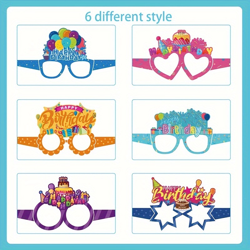 8 Stück Halloween Papierbrillen Set - Lustige 3D Partybrillen Für Kostümparty & Deko