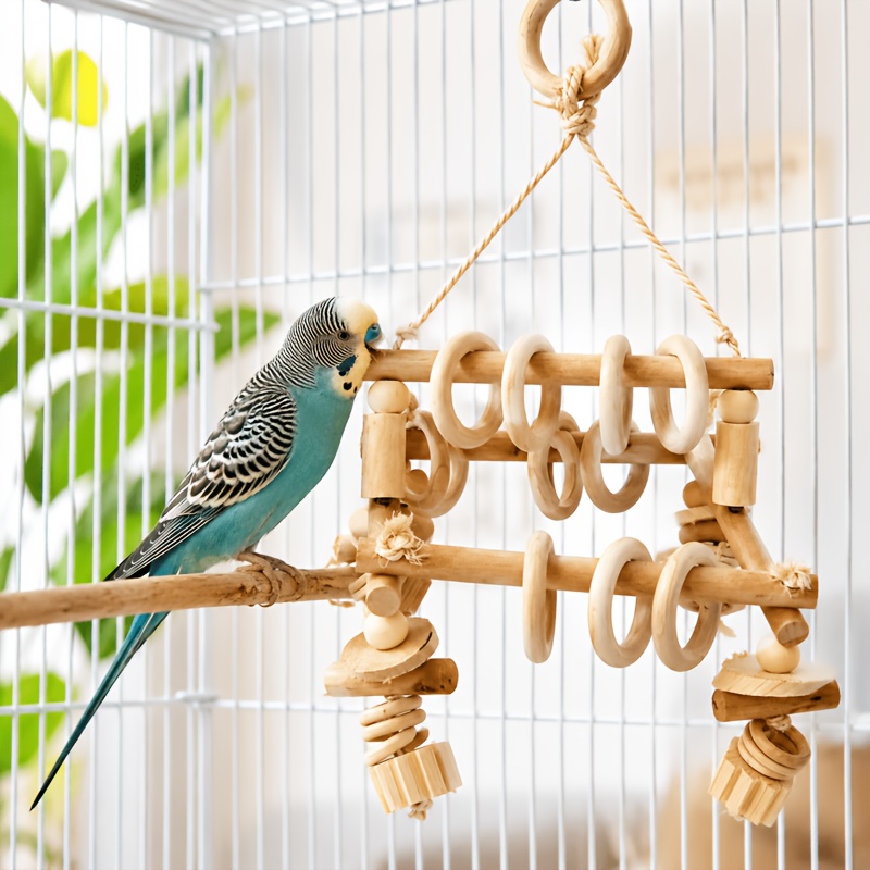 Random 1pc Shipped Parrot Toy Bird Swing Supplies Chewing Toy