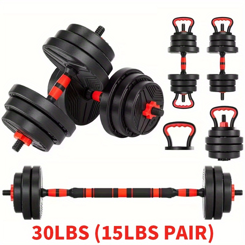 adjustable dumbbell set 20 30 70 90lbs free weights set Temu
