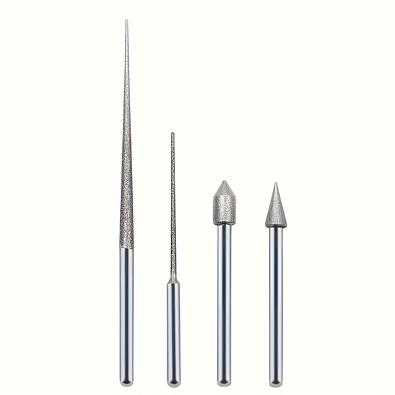 

4pcs/set Diamond Reaming Needles, Sharp And Fast, Can Be Used To Drill Holes In Jade, Jewelry, Beads, And Pearls