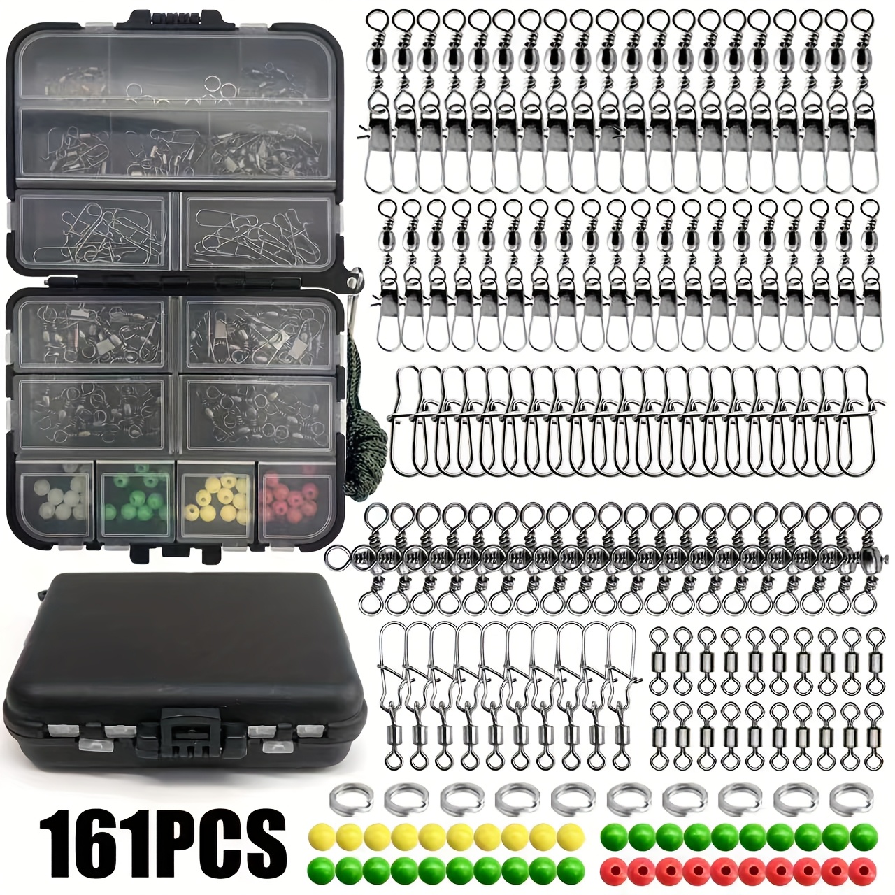 161pcs Complete Fishing Gear Collection - Ideal For Valentine's Day, Thanksgiving, Teacher Recognition, Father's Day - Love Fishing - An Present For Dad, , Or Boyfriend