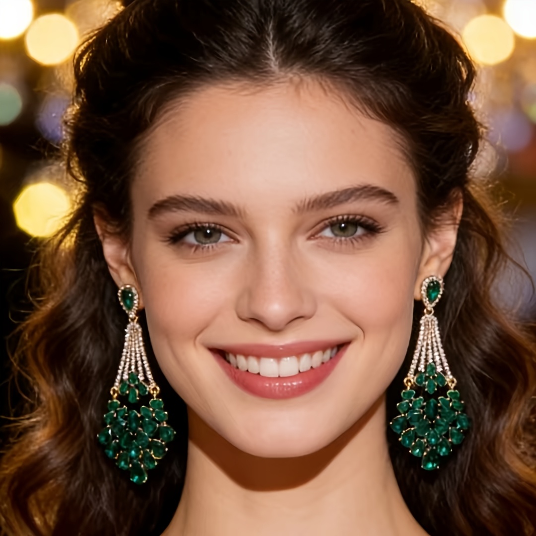Women's Gorgeous Luxurious High-End Earrings, Must-Have Accessory