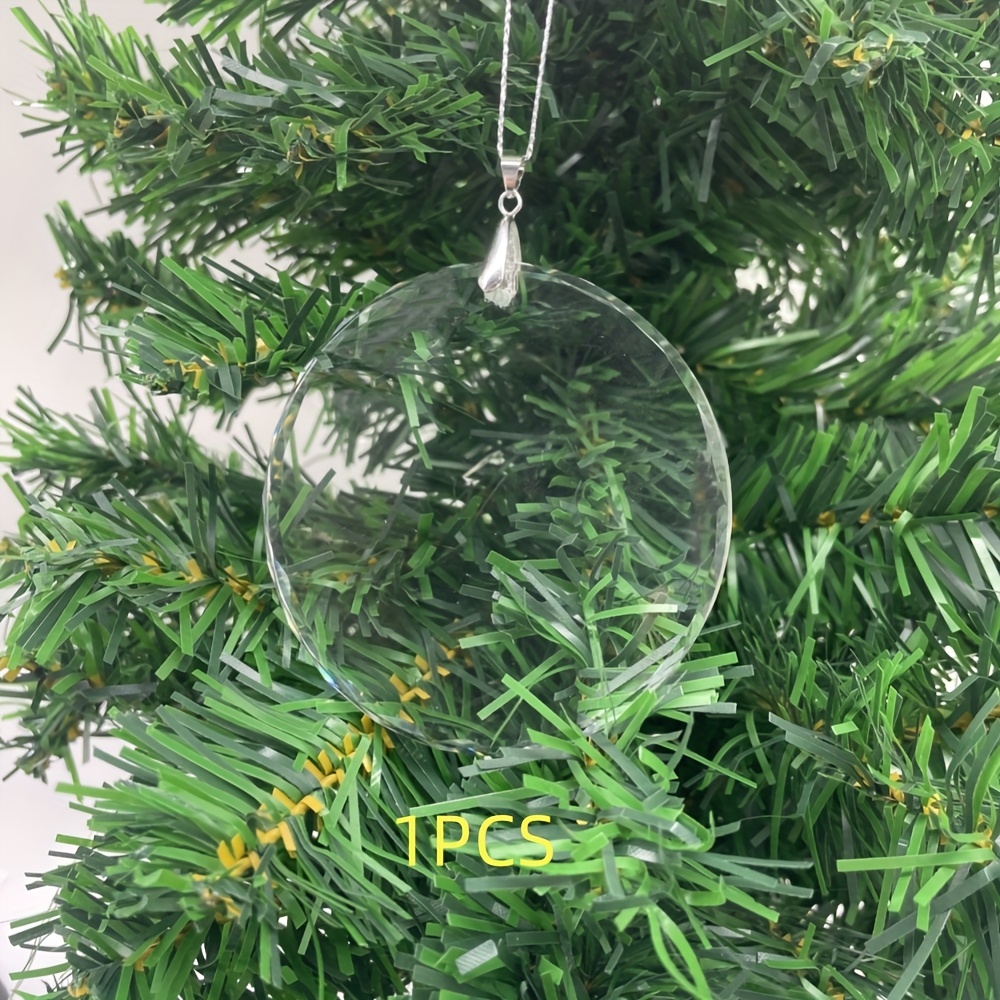 TEMU 1 pz Regalo di Natale, , Decorazioni per Albero di Natale, Ornamento in Vetro Decorazione da Appendere Decorazioni per Feste, Decorazioni per la