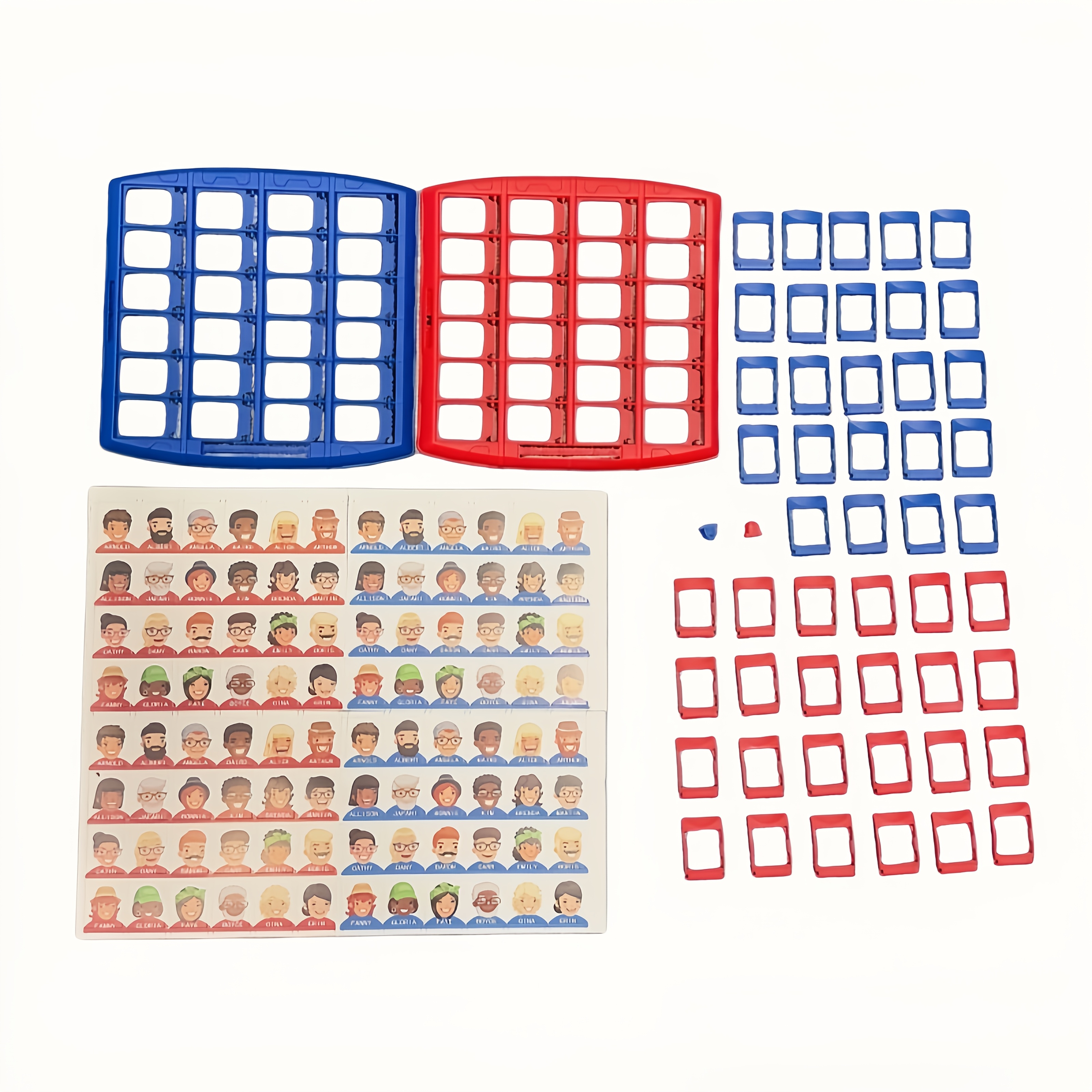TEMU 146pcs/set Interactive "who?" Tabletop Game | Suitable For Parties, Game, Includes 96pcs Question Cards And Board, Game For Adults And Teens 14+