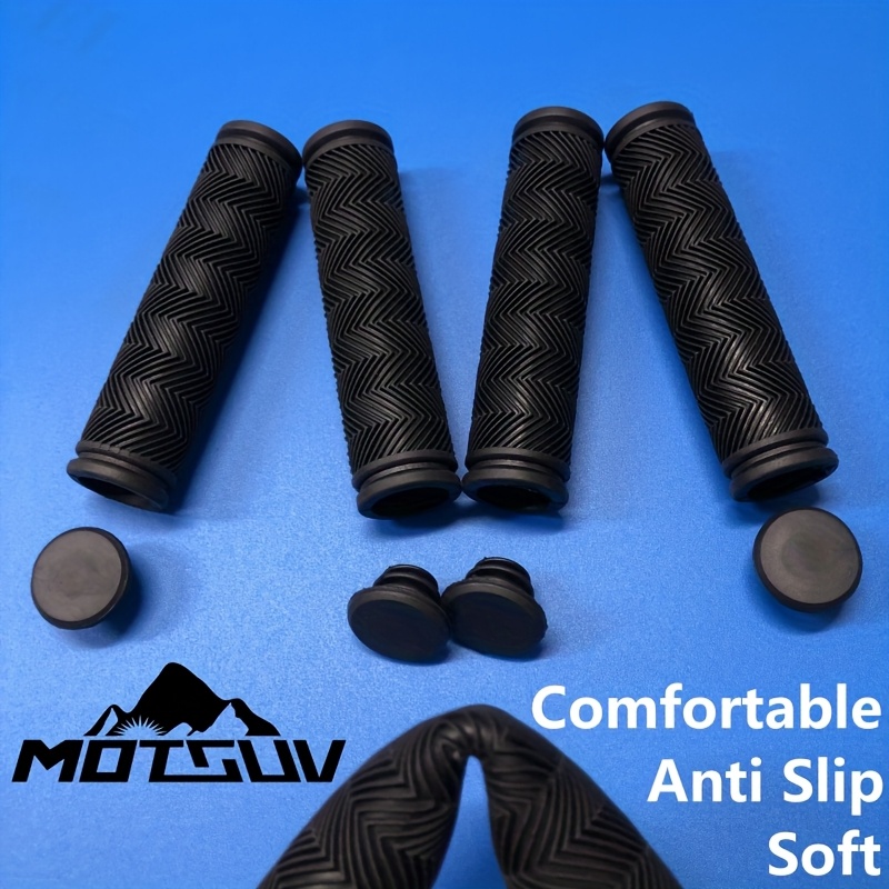 Manopole ergonomiche per biciclette Manopole ergonomiche manubrio biciclette Manopole antiscivolo mountain bike, terminali manubrio biciclette (22 mm) | Leroy Merlin
