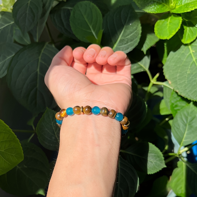 vintage boho tiger   bracelet natural beaded wealth   for       birthstone daily gift   halloween holiday fits   4