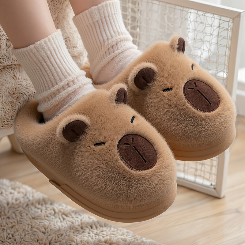 fxai & pantuflas de invierno abrigadas - cómodas para interior/exterior con  , zapatillas bajas de ponerse adecuadas para el hogar, parque infantil y compras 5