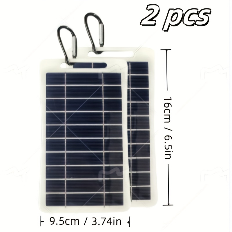 a portable outdoor solar usb charger suitable for travel and camping with a movable solar panel that can charge phones flashlights and fans and is convenient for taking pets on   Product details 5