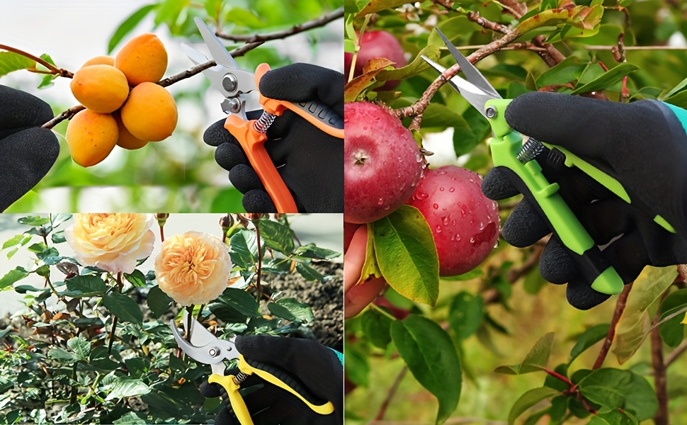 3pcs Garden Pruning Shears Gardening Shears Gardening Scissors Stainless Steel Plant Flower Scissors Scissors Pruning Shears Gardening Shears.