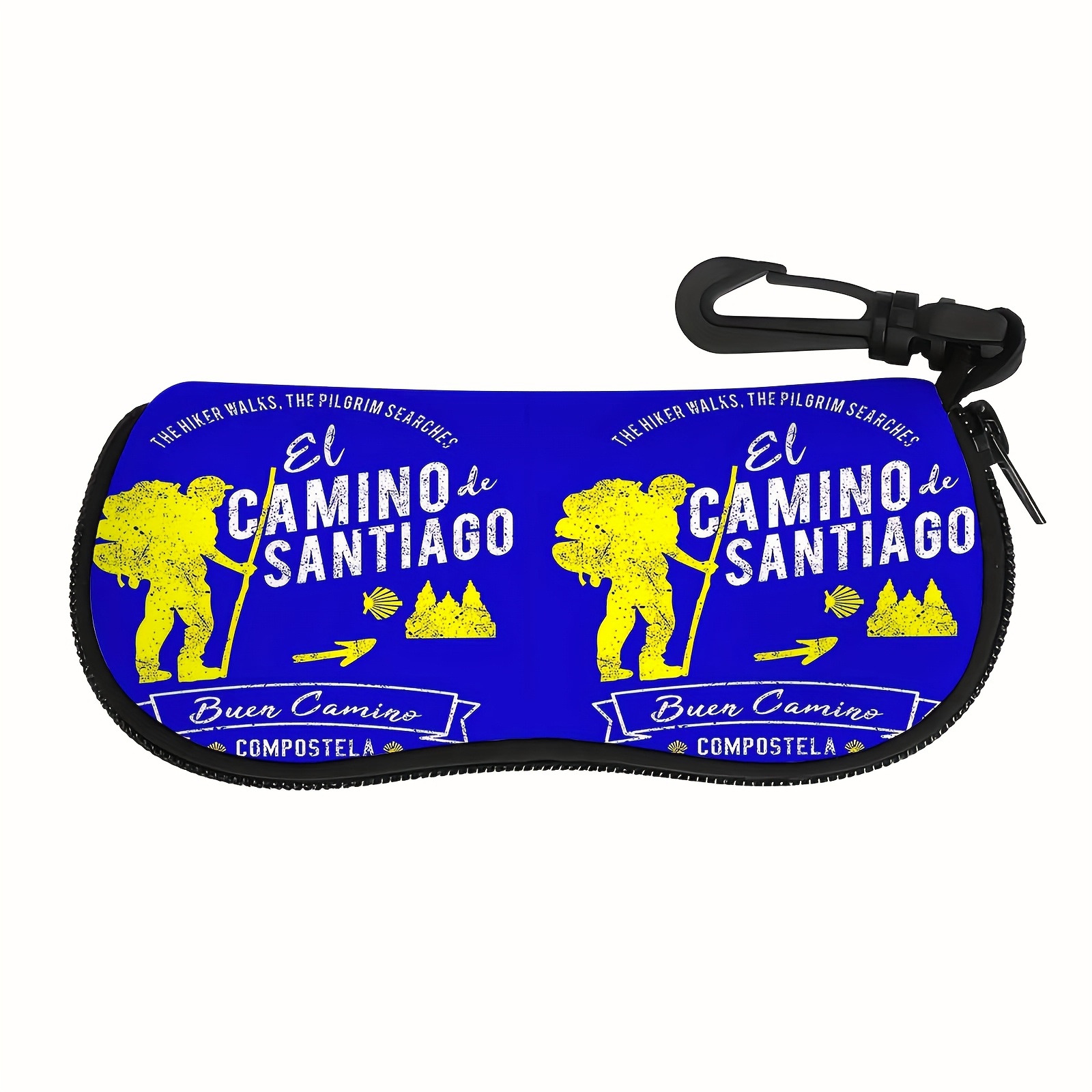 TEMU Estuche para gafas de peregrino de para caminar por el Interior, 1 pieza, con impresión , regalos de moda, opción para y familiares