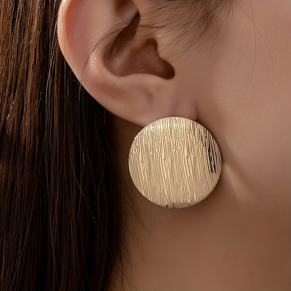Round Stud Earring Jewelry Accessary
