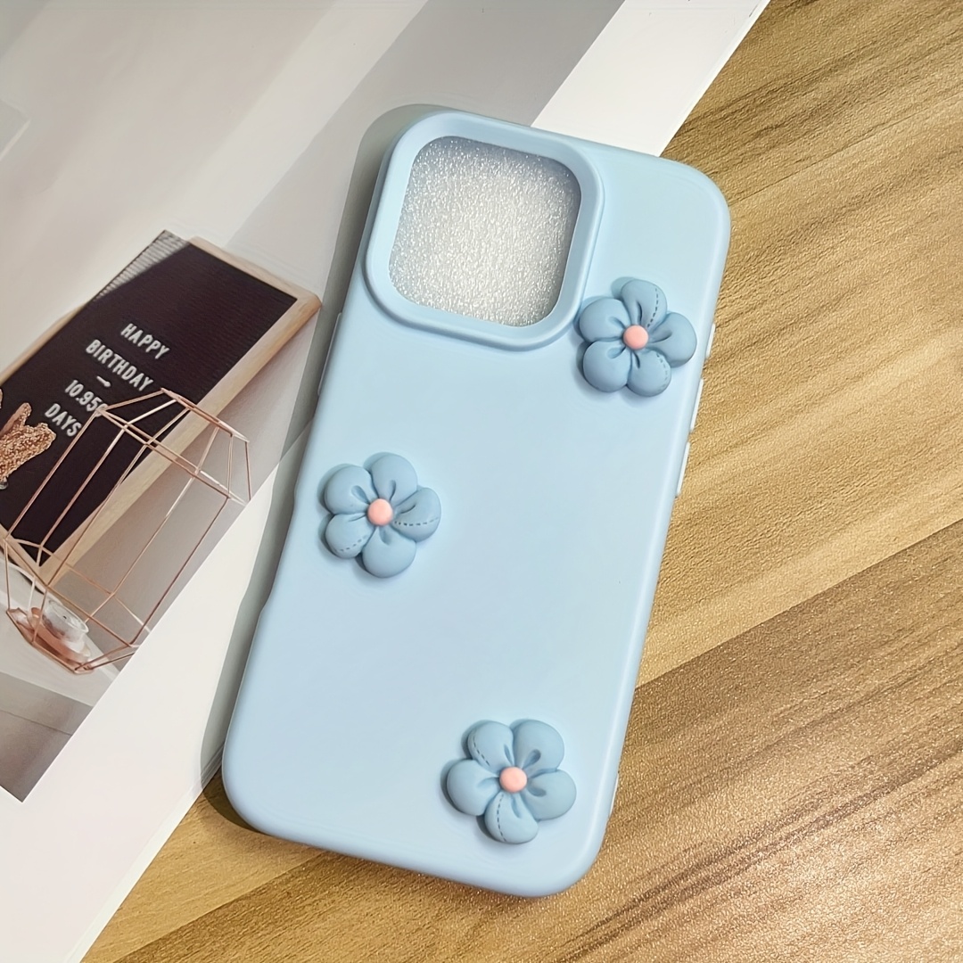 TEMU Phone Case: 1pc Daisy Flower Decorative Phone Case, Suitable For Iphone 18 Pro, 18 Pro Max, 17, 17 Pro, 17 Pro Max, 16 Pro Max, 15, 14 Plus, 13,