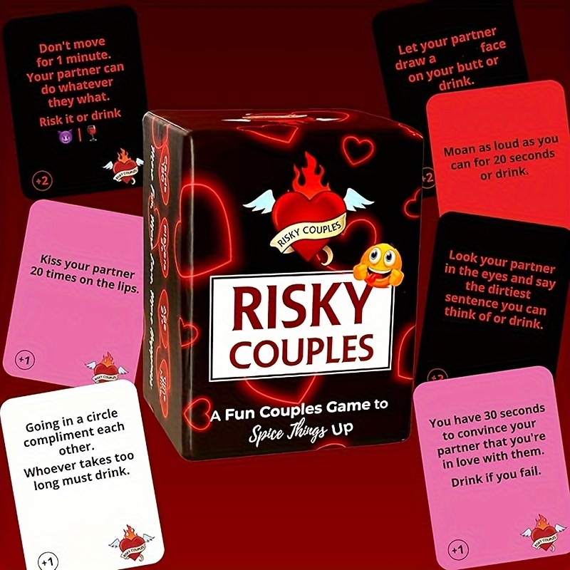 Super Fun Couple Game, Perfect for Date Night: 150 Dare and Question Cards. Romantic Anniversary and Valentine's Day Gift. Couple Card Game