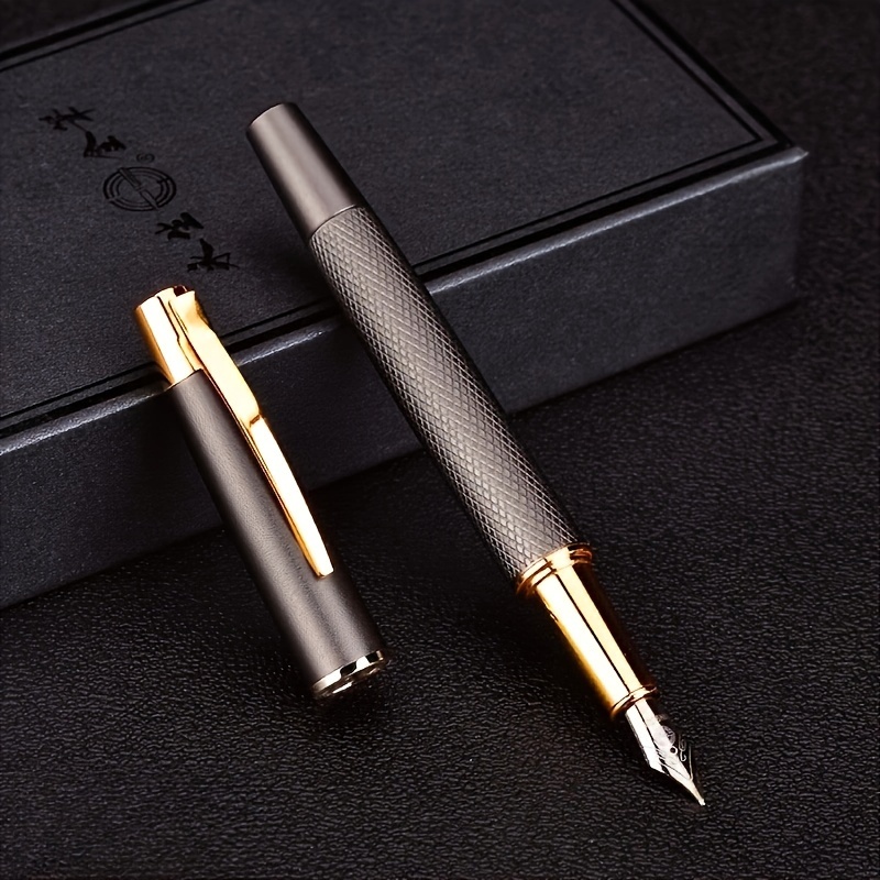 TEMU Warrior - Plume en 0.5mm, Écriture Douce pour , Idéal pour & l'École, Cartouche d'Encre Calibre 3.4 Incluse
