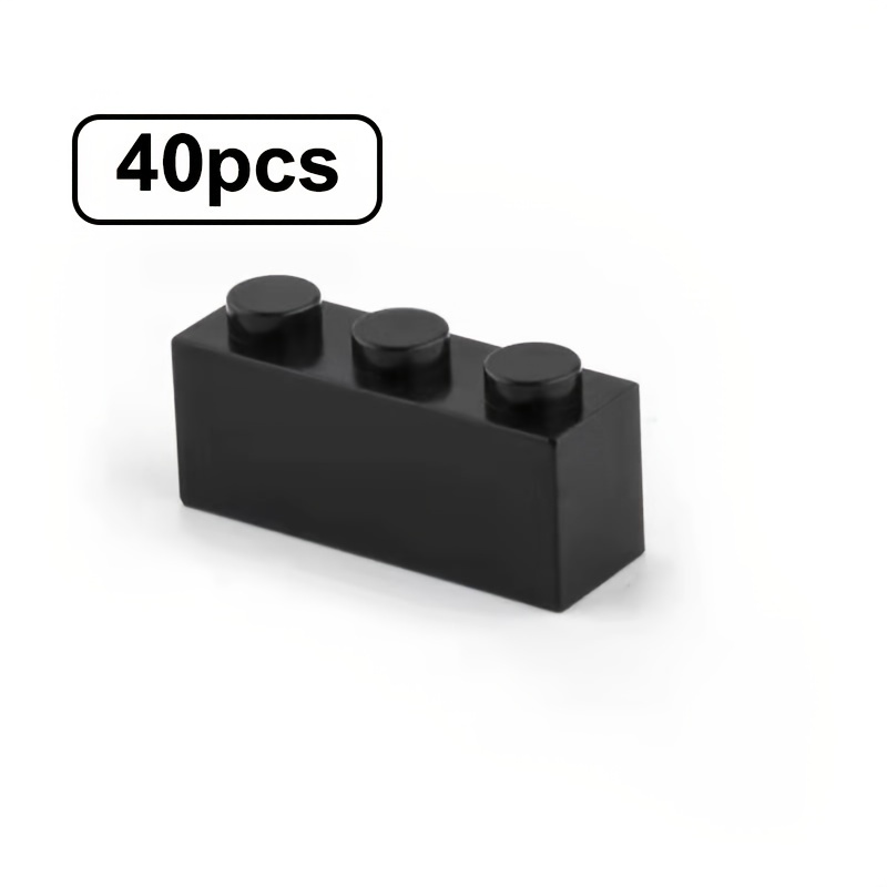 40pcs 1x3 High Brick Small Particle Building Blocks for Creativity & Imagination