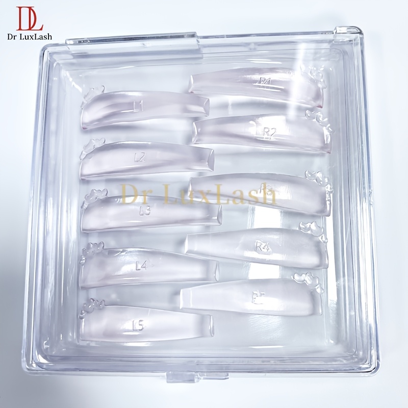 TEMU 5 Sizes Free Glue Lash Lift Pads | Eyelash Curler, Eyelash , , Formaldehyde-free Material, Tools, Jelly Lash Lift Rods Self-adhesive Curling,