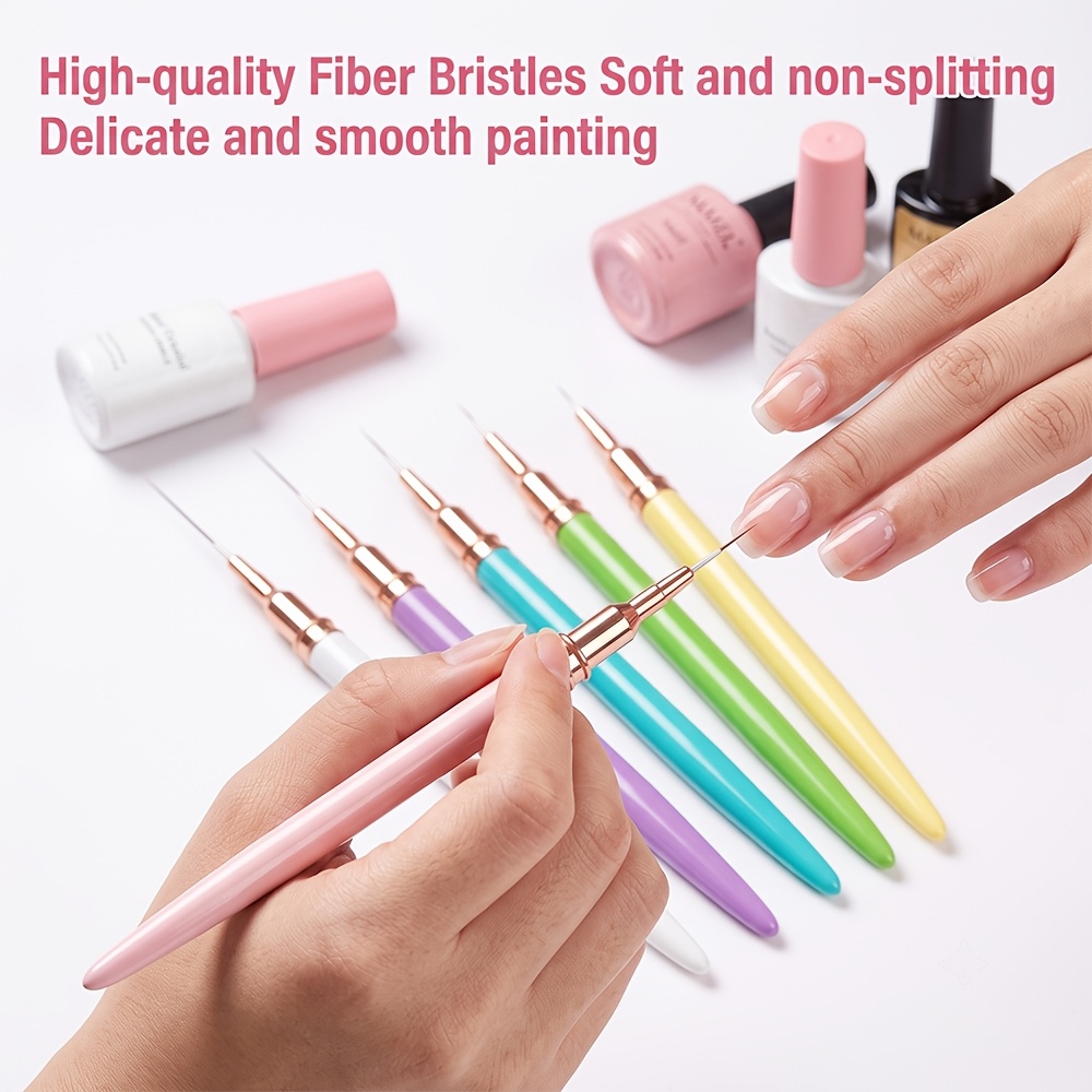 11pcs Professional Nail Brush & Rhinestone Dotting Pen Set