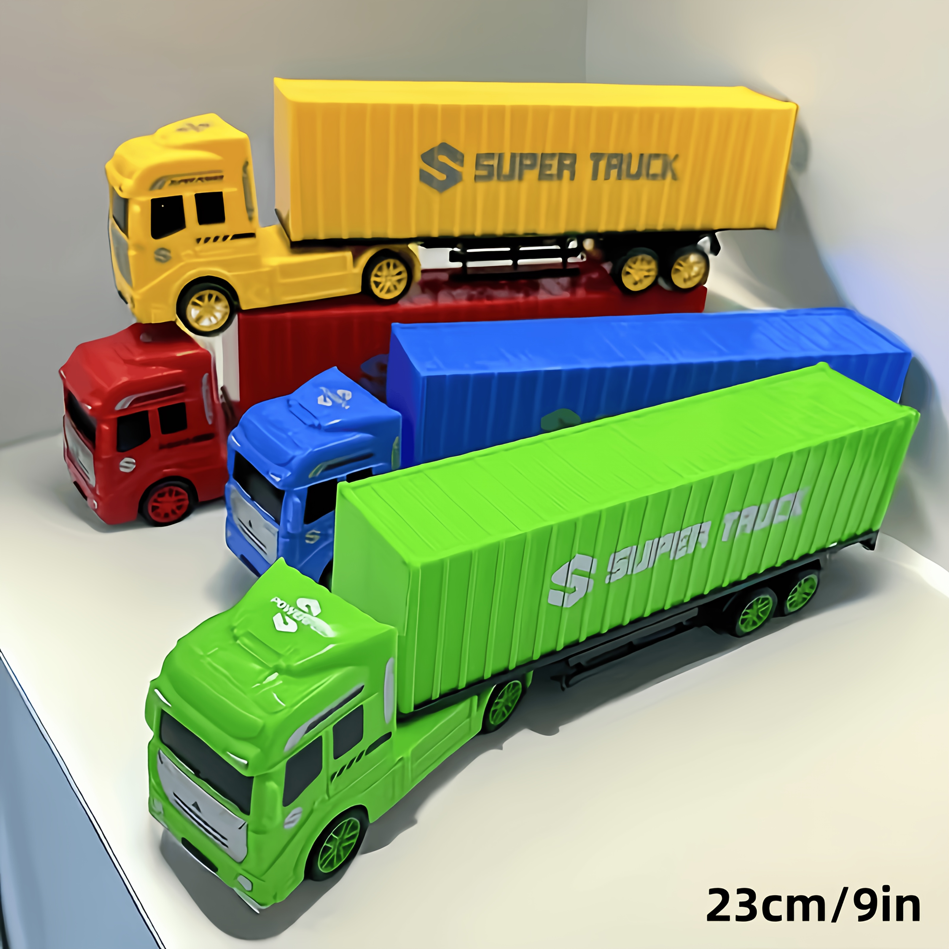 Mini Truck Toys Multi-Color Functional Set