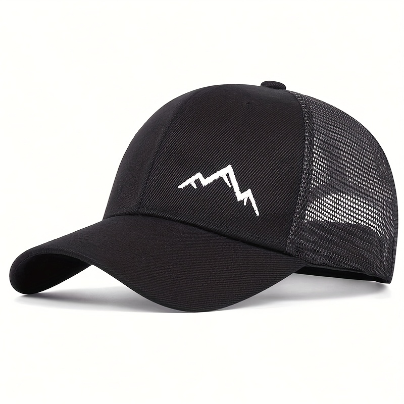 E-shop Herren Mountain Net Cap Baseball Cap Outdoor Verstellbarer Sonnenhut Freizeit Hut Frühling/Sommer Style für Reisen, Strandurlaub